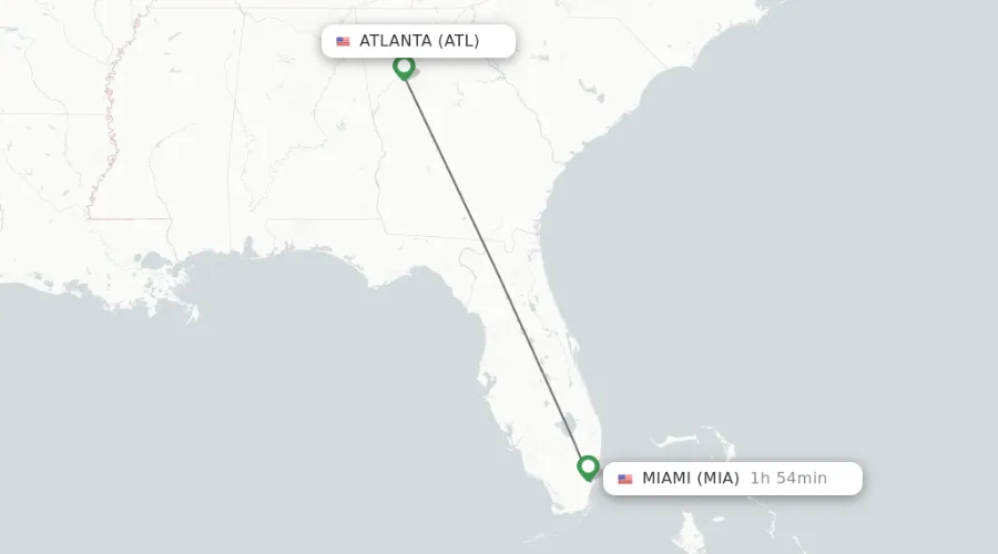 Flight from Atlanta to Miami