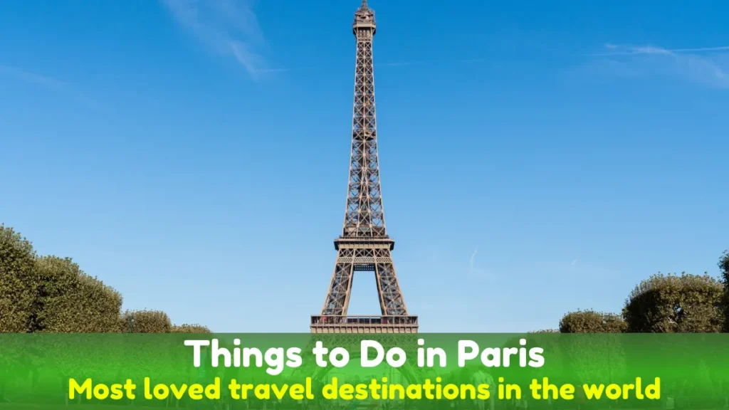 Things to Do in Paris