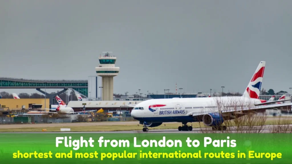 Flight from London to Paris