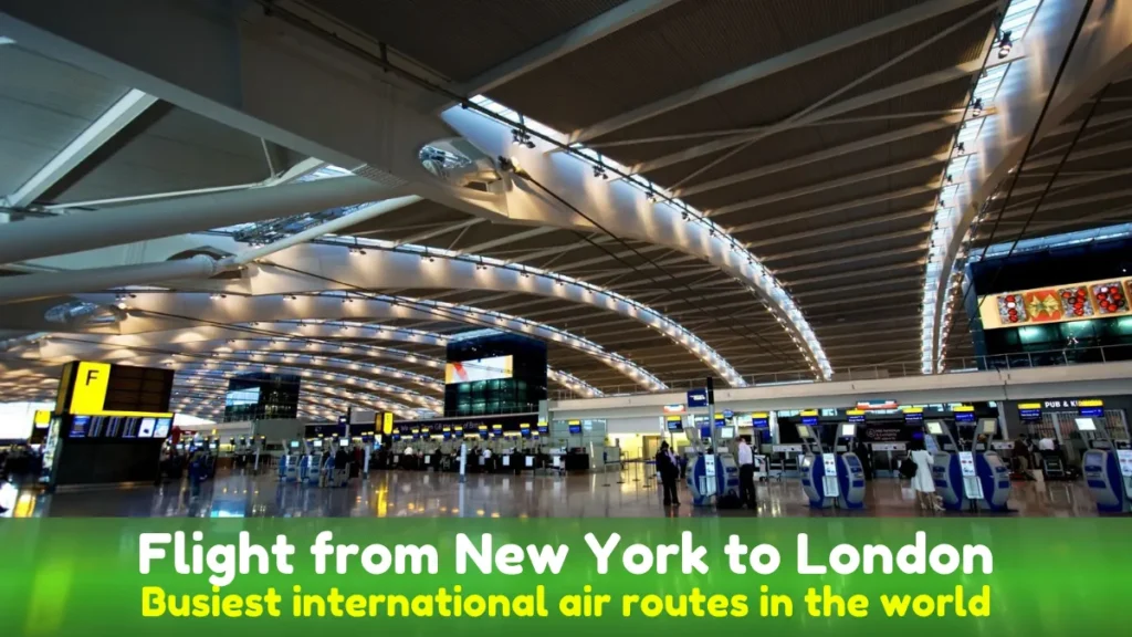 Flight from New York to London